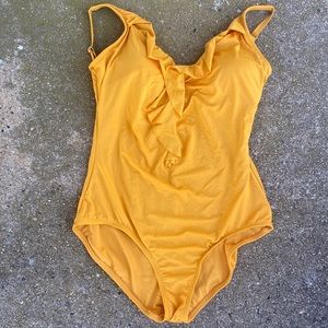 JANZTEN yellow bathing suit 14